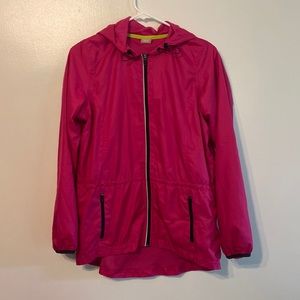 📣Xersion Pink Hooded Swishy jacket